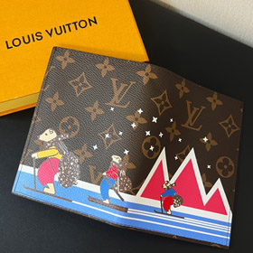Louis Vuitton LV List wzór paszportu uchwytnik-3535  
