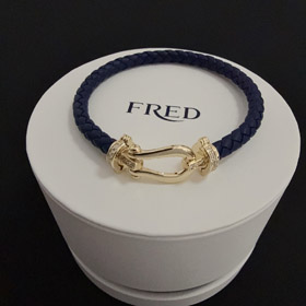 Feiden pełny diament diament podkowa klamra bransoletka-3984  