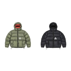 PALACE FW21 Pertex Balaclava Puffa Kurtka z kapturem z logo-4357  