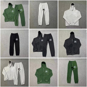 Corteiz z kapuchonem kieszeniowy błysk zamkowy koszulka casual -4419  