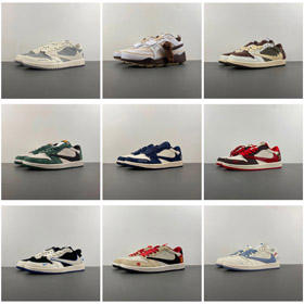 Nike Travis Scott x Jordan Air Jordan 1 niskie niskie topy Skate Buty-5105  