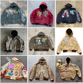 Carhartt nowy druk cyfrowy z kapturem bluza z zipem-5140  