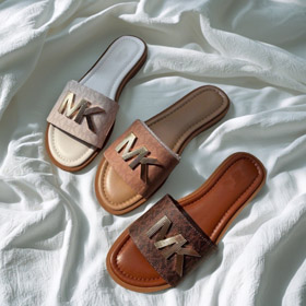 Nowe sandały Michael Kors z logo-5638  