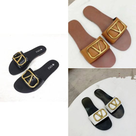 Valentino nowe otwarte palce płaskie sandały-5658  