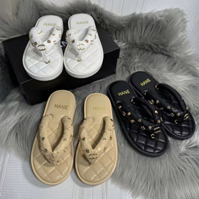 Chanel nowy thong-stylu quilted platforma flip-flops-5714  