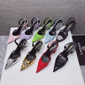 Versace nowe stiletto pięty sandały otwarte-5726  