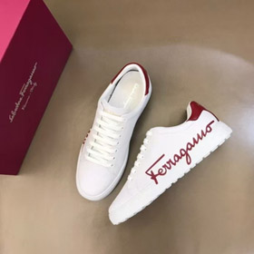 Ferragamo nowe sznurkowe białe buty tenisowe buty skate-5759  