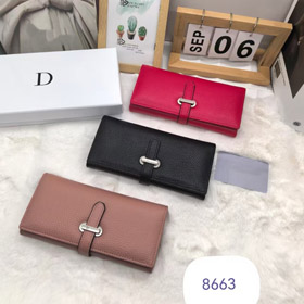 Dior nowy długi portfel z sznurką zamknięcie-5803  