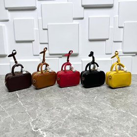 Miu Miu nowa mini skórzana torba do kręgle z pasem na ramię-5819  