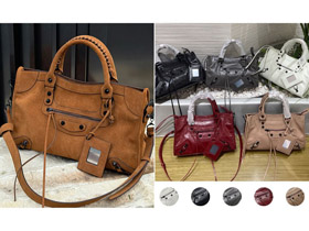 Balenciaga Millard Matowy Torba Biker-5827  