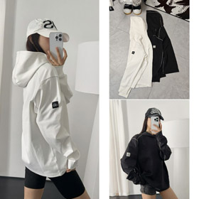 Alo Sport Joga wygodna bluza z kapturem-5956  