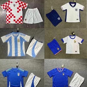 2024-2025 European National Team Dziecięca koszula piłkarska Zestaw-1212