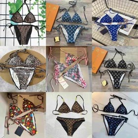LV Louis Vuitton Gucci Chanel Fendi Dior Zestaw kostiumów kąpielowych Bikini (40 stylów) - 1244
