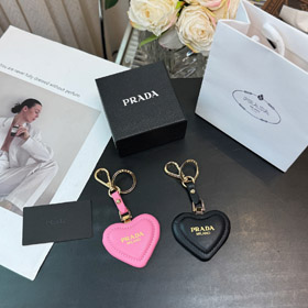 Prada 520 peach heart love pendant bag hanging-3726